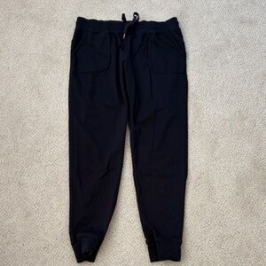Women's Black Zyia Active Joggers with Drawstring Waist